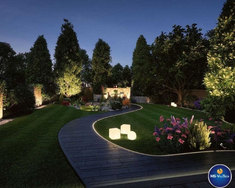 Kerti világítás kiépítése