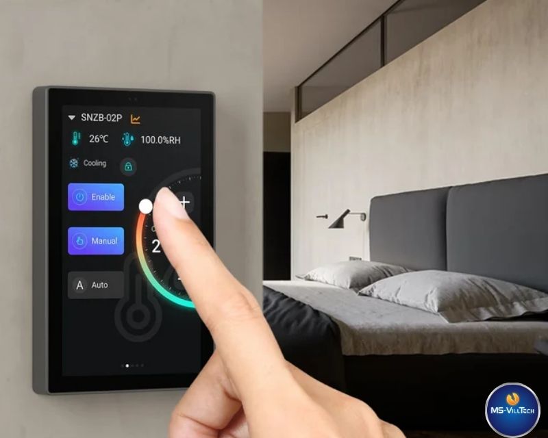 Okosotthon vezérlő panel